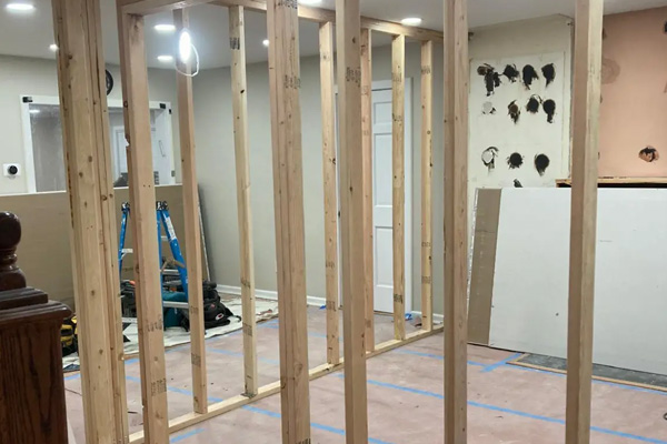 Metal And Wood Framing For Additions